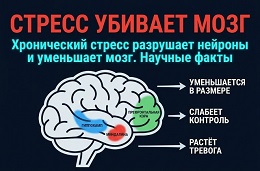 Стресс может стать причиной рака мозга.