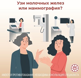 УЗИ молочных желёз или маммография?